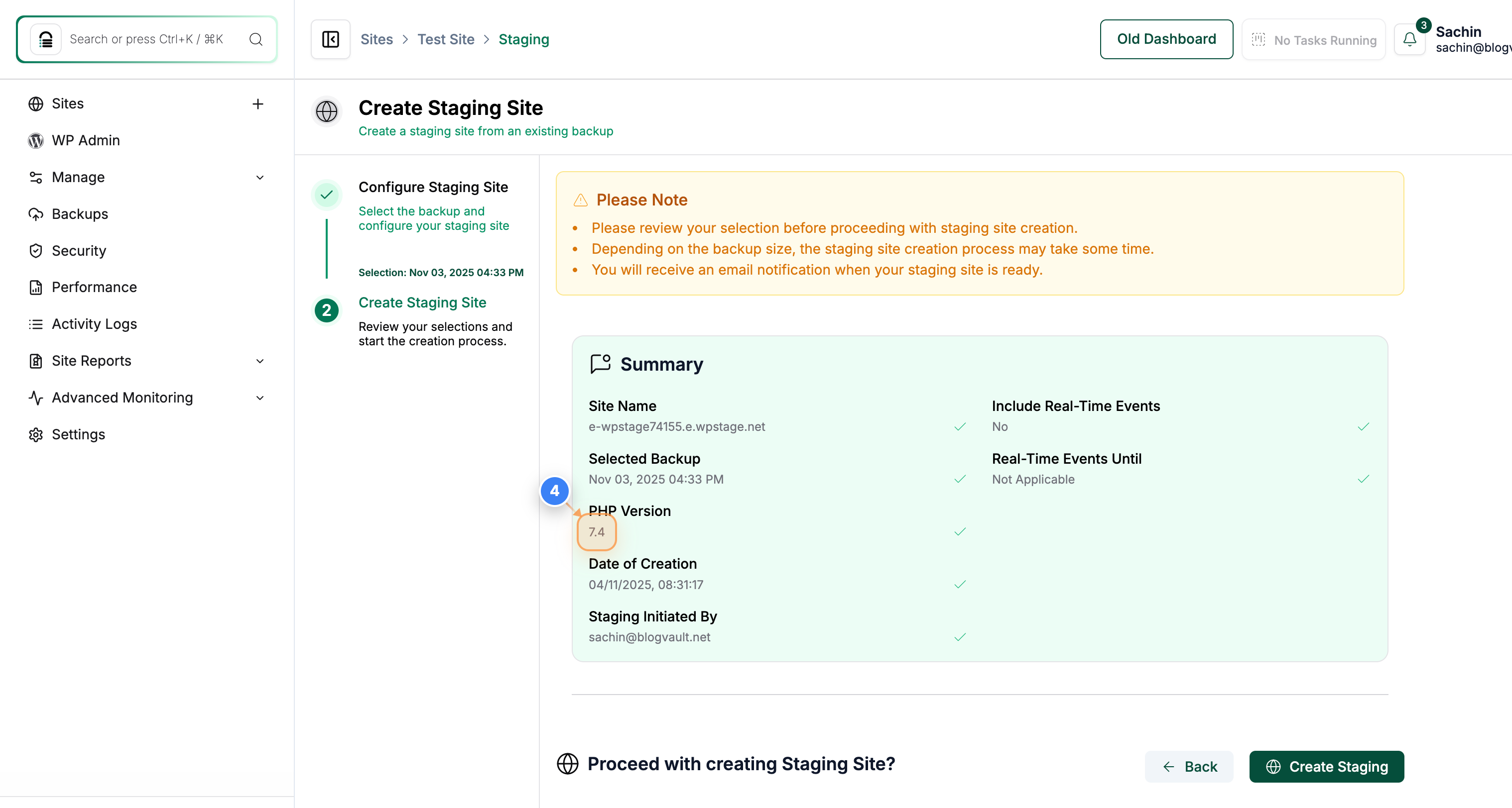 Step 4 screenshot