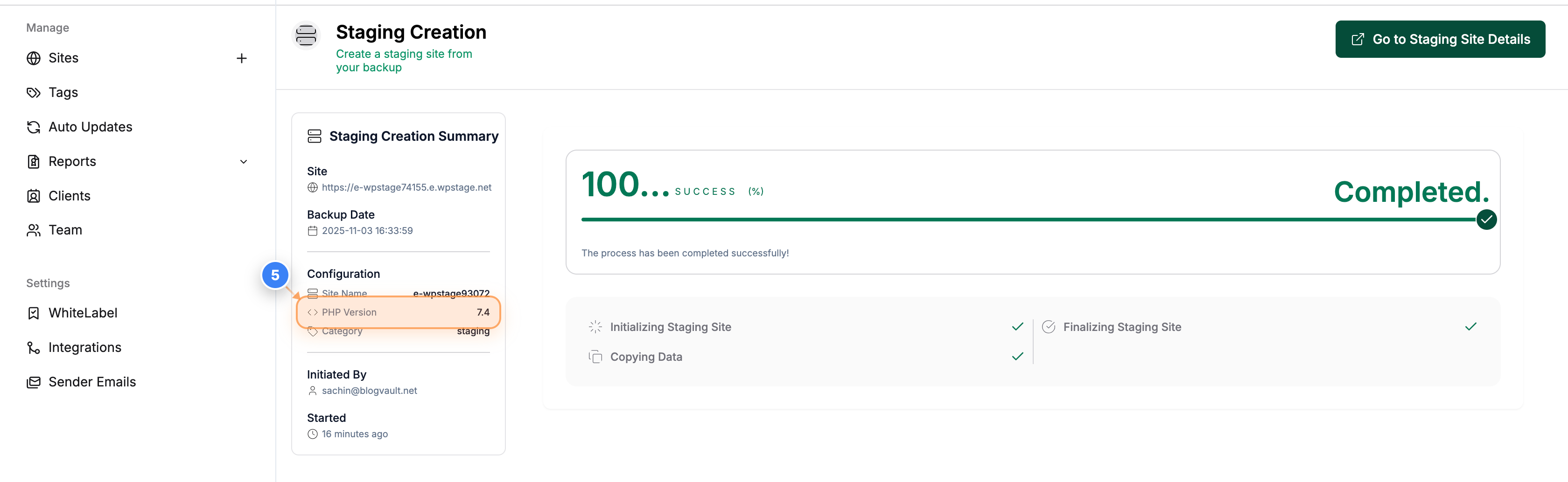 Step 5 screenshot