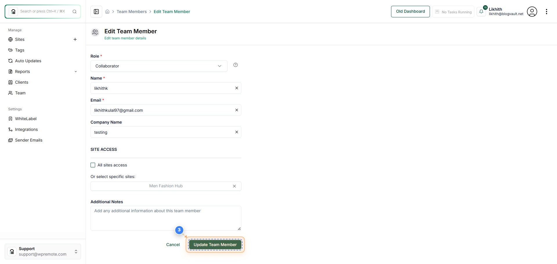 Step 3 screenshot