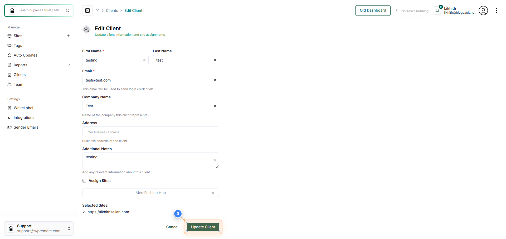 Step 3 screenshot