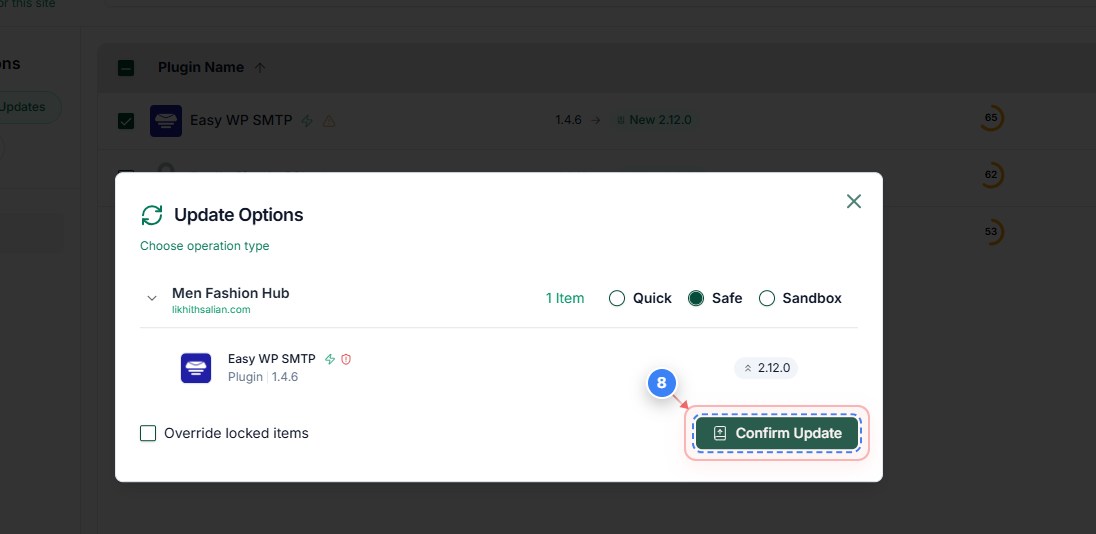 Step 8 screenshot