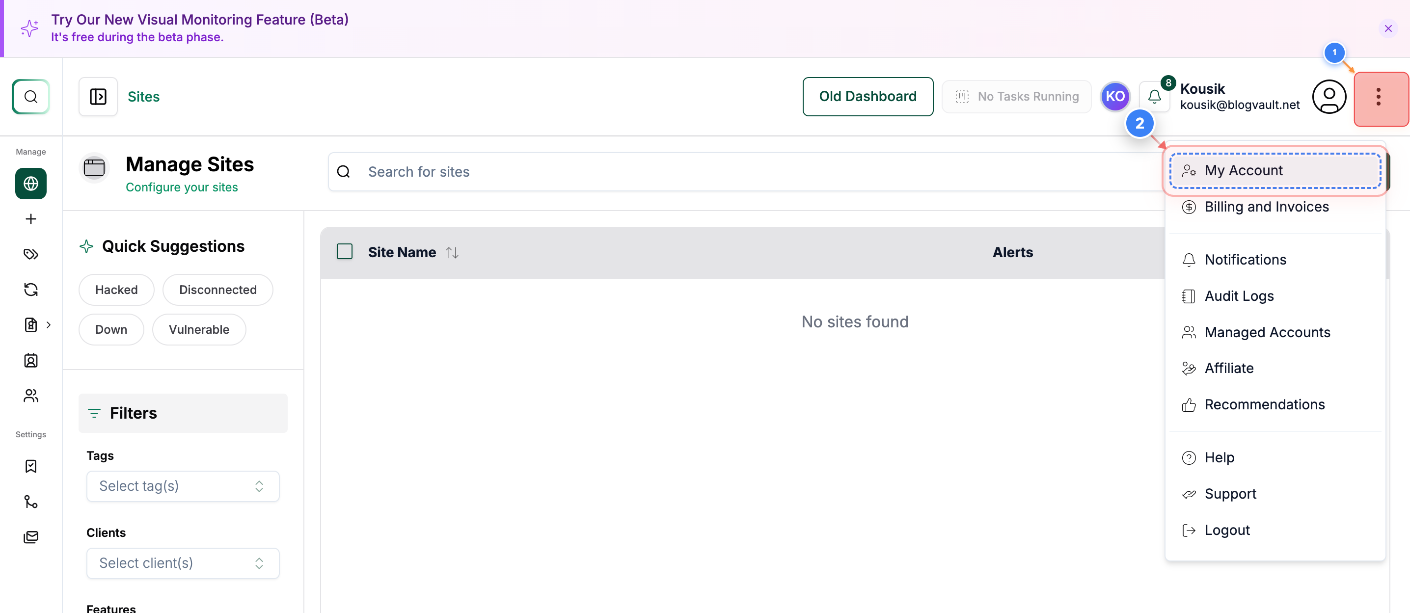 Step 1 screenshot