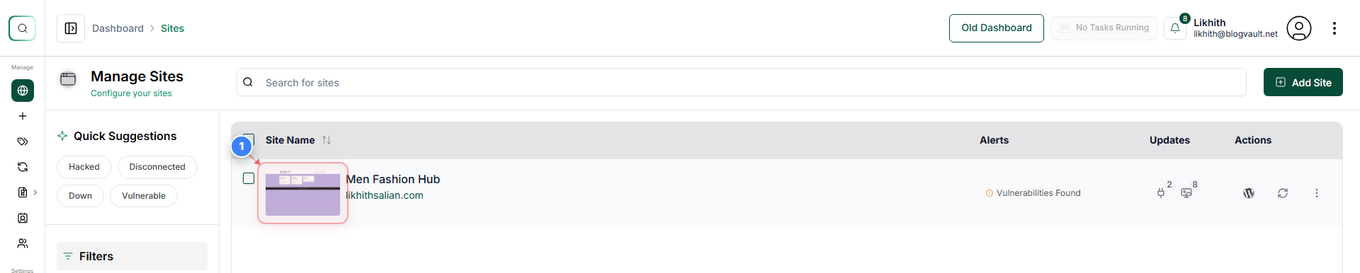 Step 1 screenshot