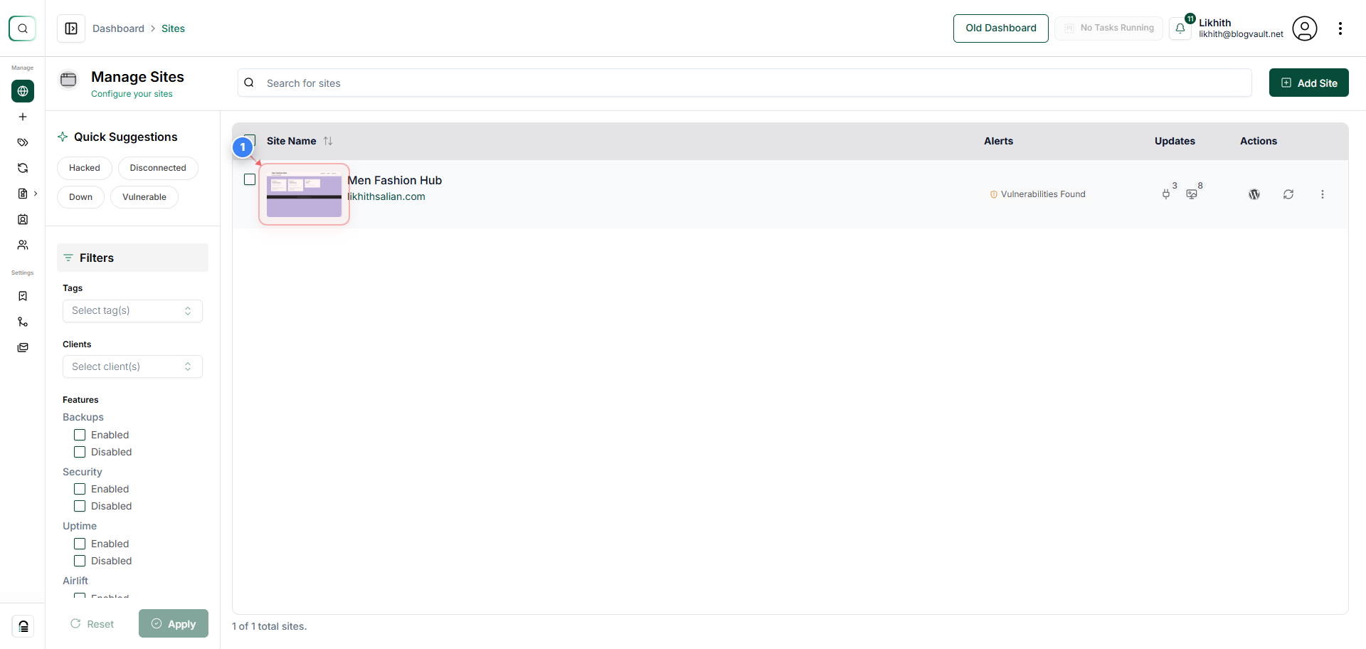 Step 1 screenshot