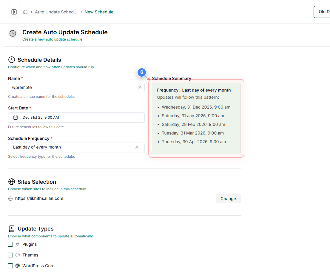 Step 6 screenshot