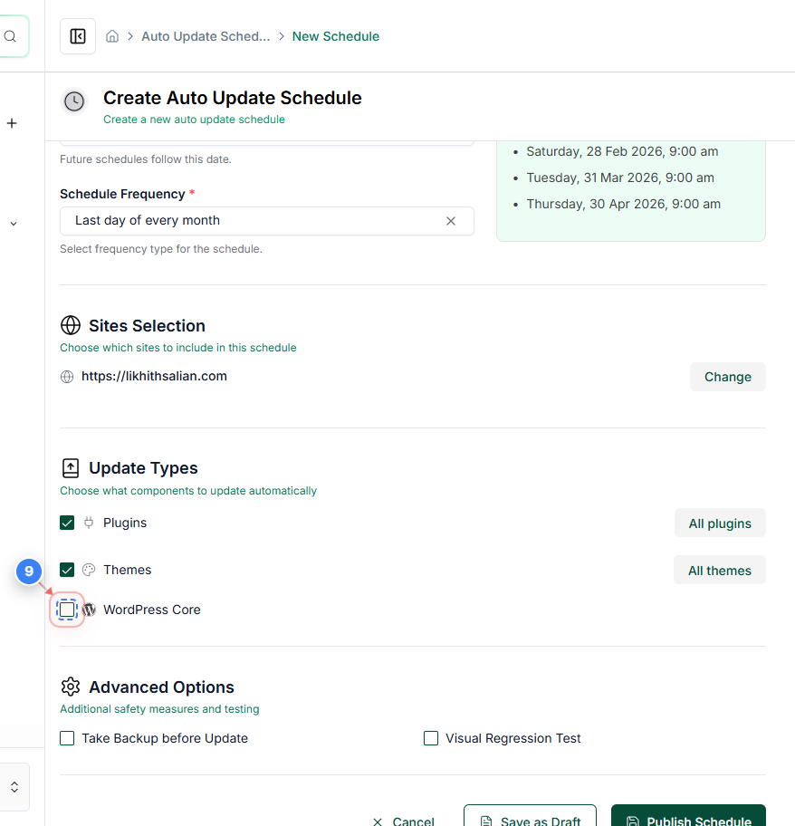 Step 9 screenshot