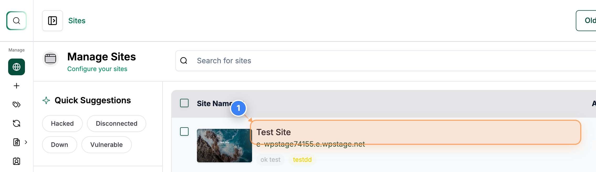 Step 1 screenshot