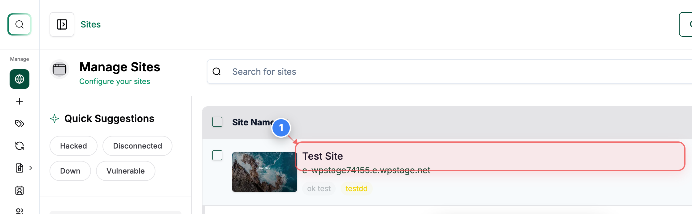 Step 1 screenshot