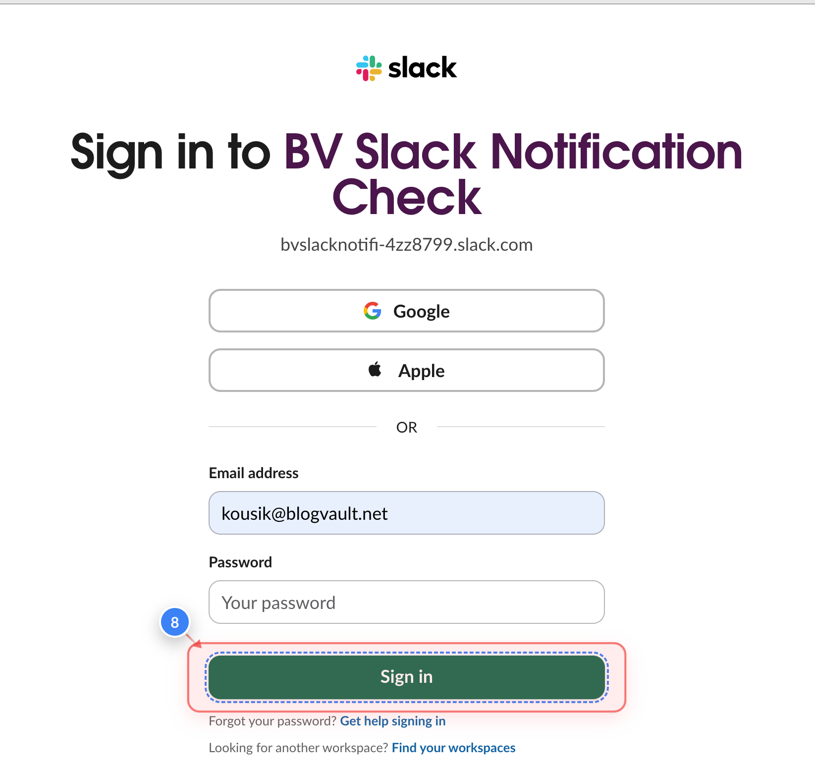 Step 7 screenshot