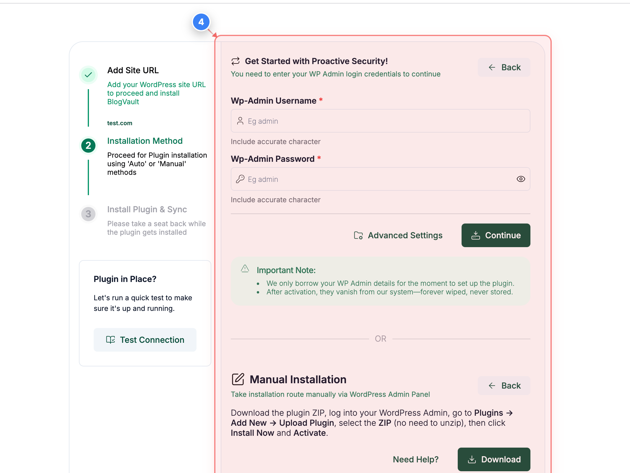 Step 4 screenshot