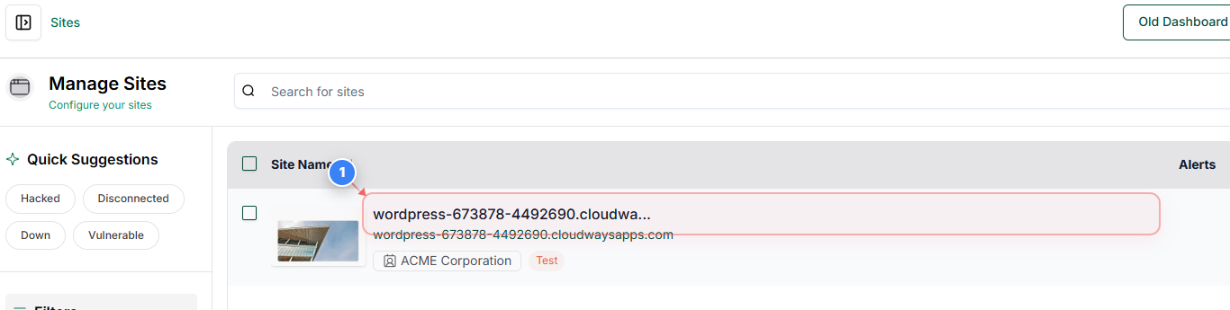 Step 1 screenshot