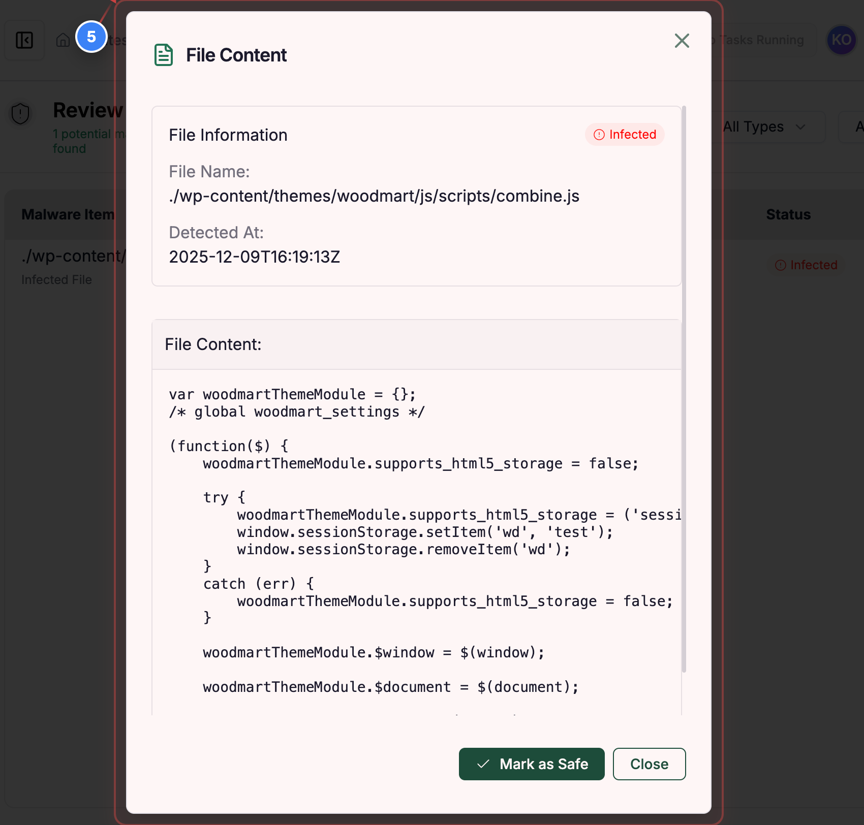 Step 5 screenshot