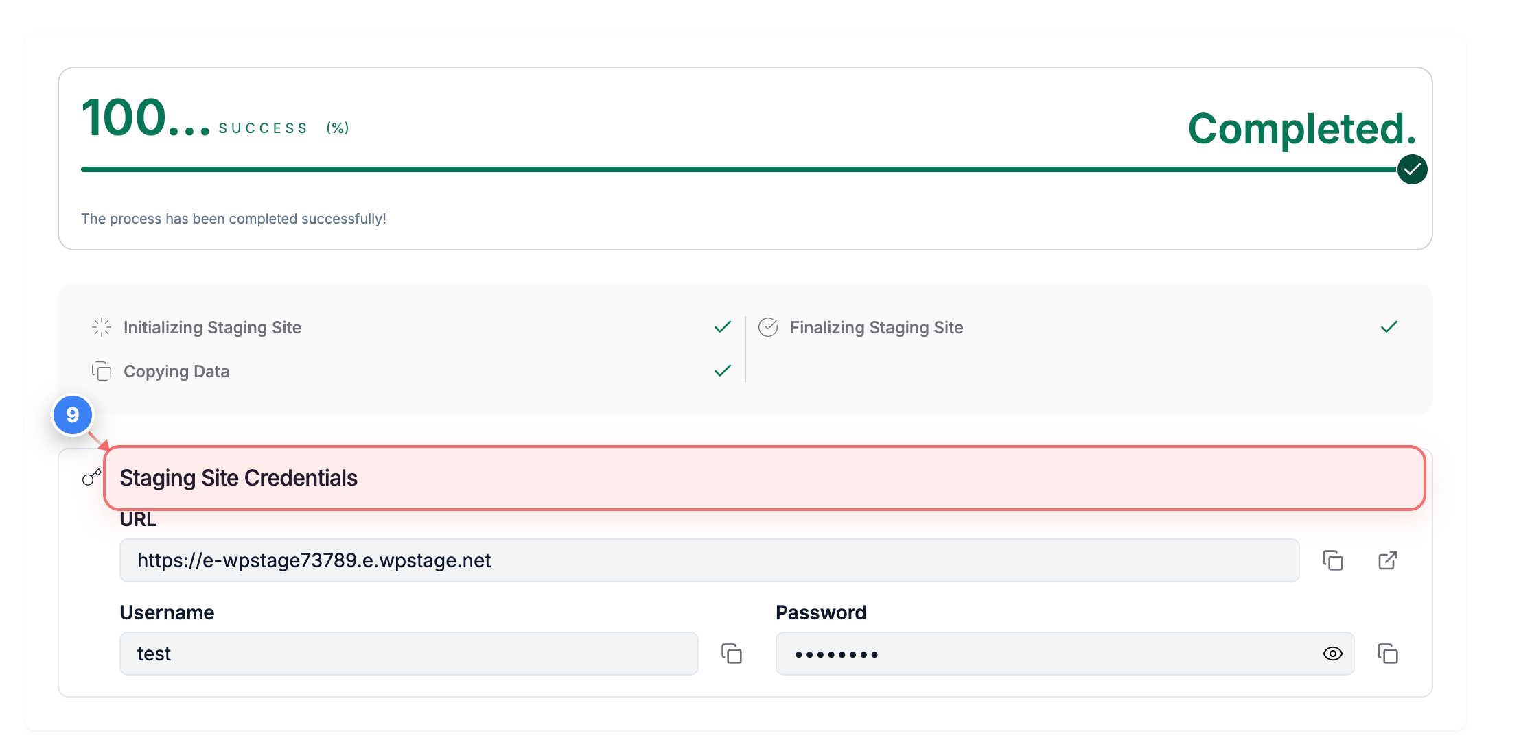 Step 9 screenshot