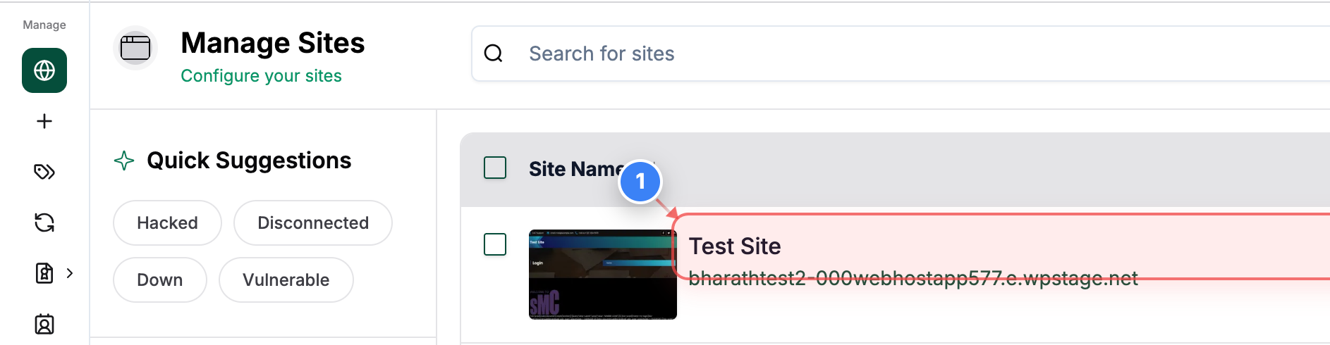 Step 1 screenshot