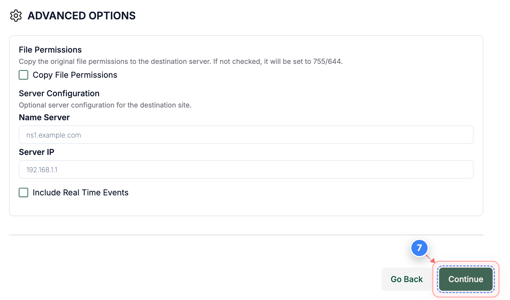 Step 7 screenshot