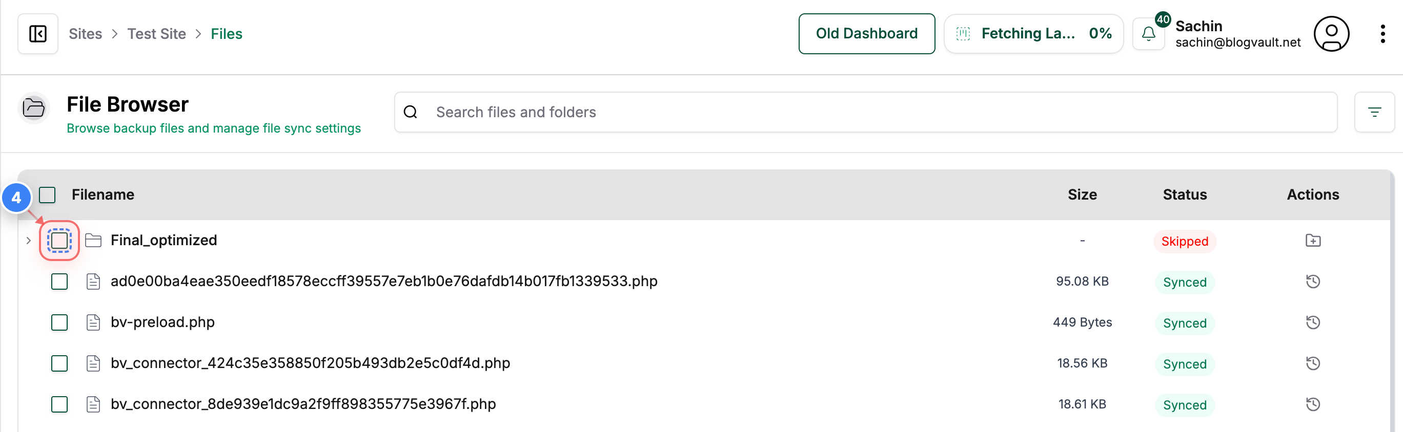 Step 4 screenshot