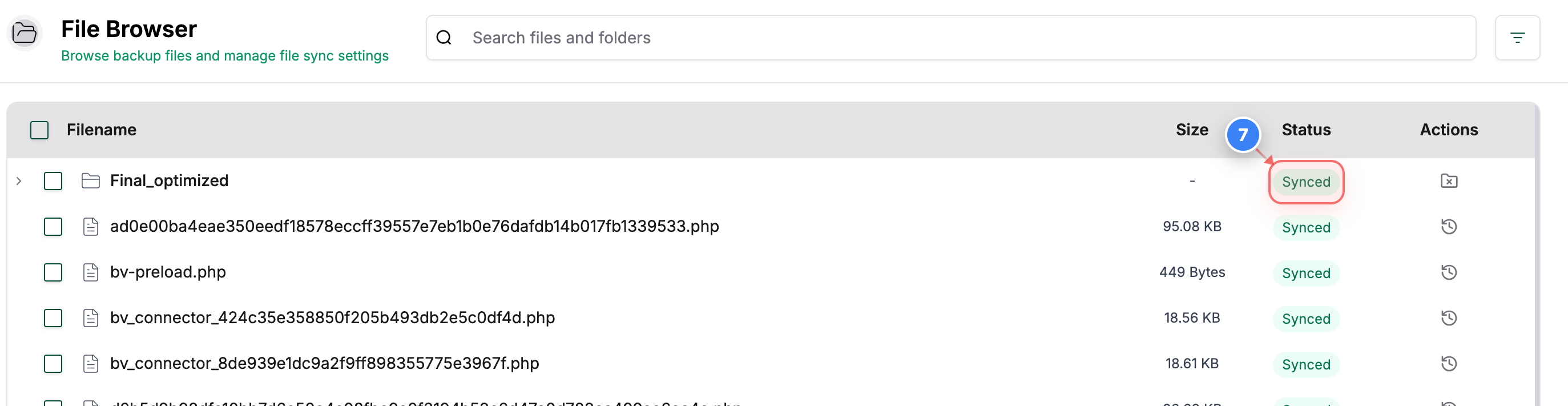 Step 7 screenshot