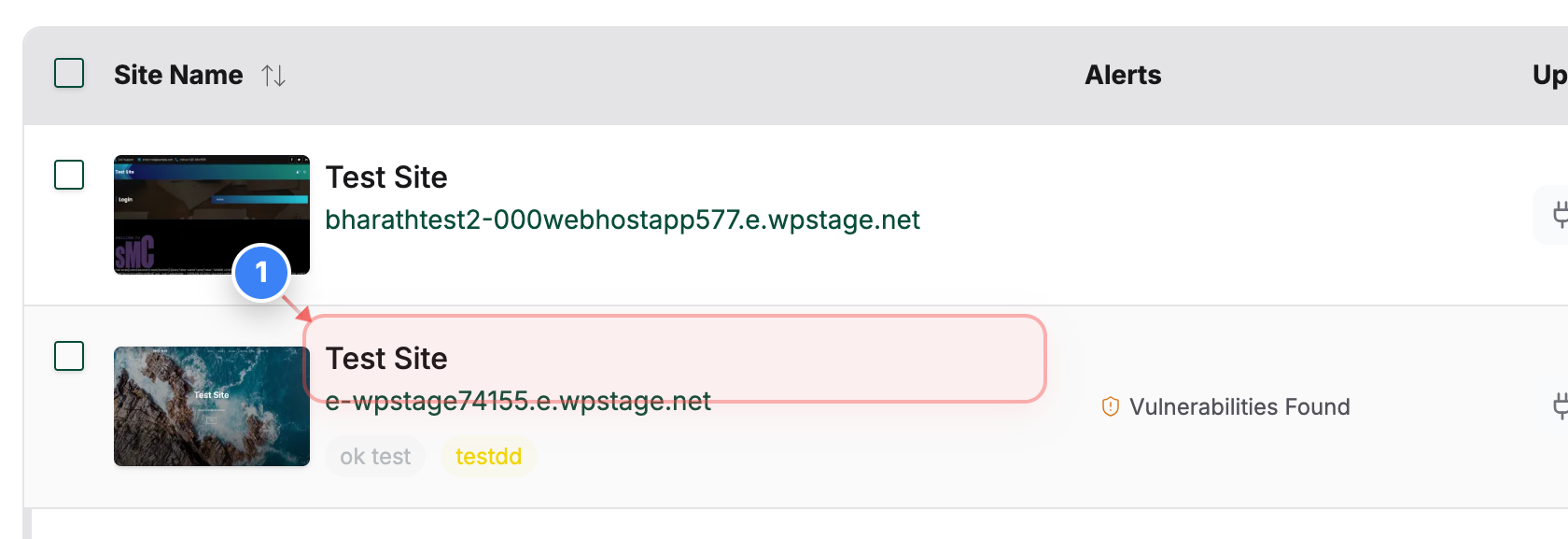 Step 1 screenshot