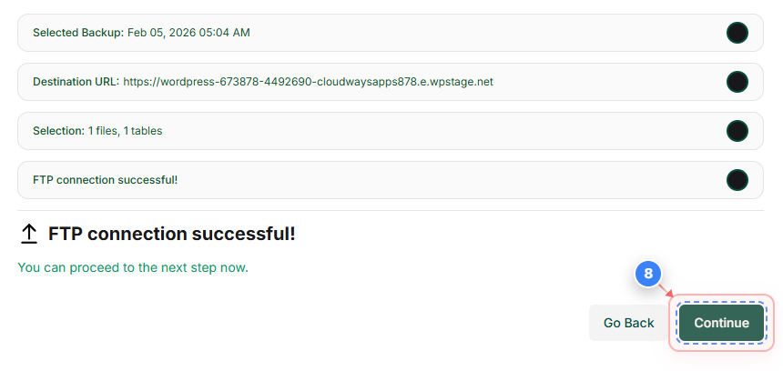 Step 8 screenshot