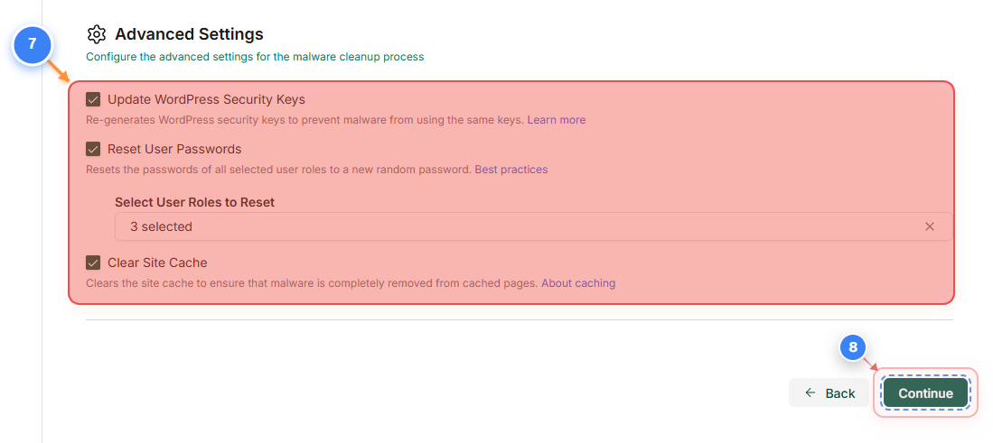 Step 8 screenshot